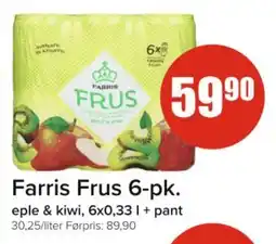 Spar Farris frus 6-pk. tilbud