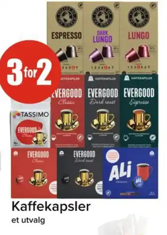 Spar Kaffekapsler tilbud