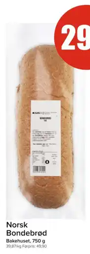 Spar Norsk bondebrød tilbud