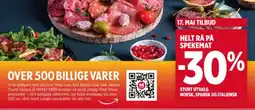Meny Helt rå på spekemat tilbud