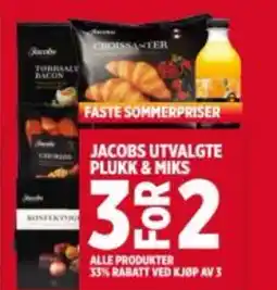Meny Jacobs utvalgte plukk & miks tilbud