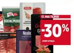 Meny Helt rå på spekemat tilbud