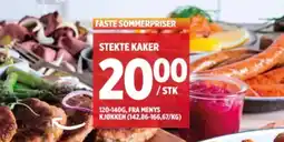 Meny Stekte kaker tilbud