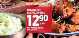 Meny Nygrillede buffalowings tilbud