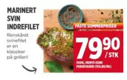 Meny Marinert svin indrefilet tilbud