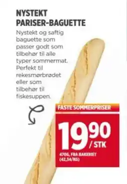 Meny Nystekt pariser-baguette tilbud