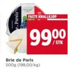 Meny Brie de paris tilbud