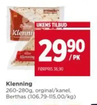 Meny Klenning tilbud