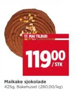 Meny Maikake sjokolade tilbud