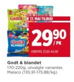 Meny Godt & blandet tilbud