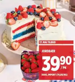 Meny Jordbær tilbud
