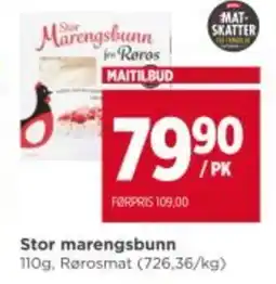 Meny Stor marengsbunn tilbud