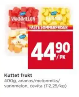 Meny Kuttet frukt tilbud