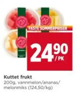 Meny Kuttet frukt tilbud