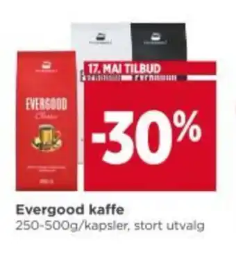 Meny EVERGOOD Kaffe tilbud