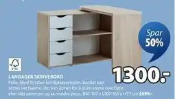 JYSK LANGAGER SKRIVEBORD tilbud