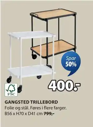 JYSK GANGSTED TRILLEBORD tilbud