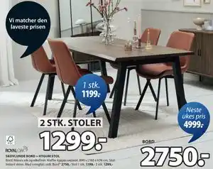JYSK SKOVLUNDE BORD tilbud