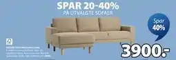 JYSK EGENSE SOFA MED SJESELONG tilbud