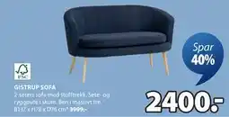 JYSK GISTRUP SOFA tilbud