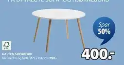 JYSK GALTEN SOFABORD tilbud