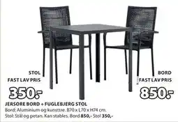 JYSK FUGLEBJERG STOL tilbud