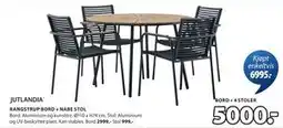 JYSK RANGSTRUP BORD + NABE STOL tilbud