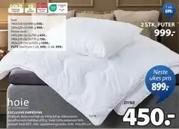 JYSK EXCLUSIVE FIBERDYNE tilbud