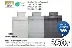 JYSK NELL SATENGSENGESETT tilbud