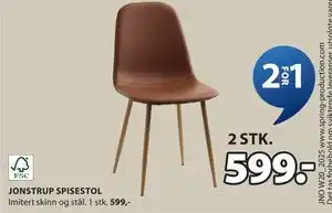 JYSK JONSTRUP SPISESTOL tilbud