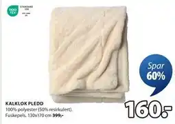 JYSK KALKLOK PLEDD tilbud
