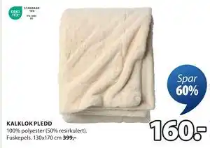 JYSK KALKLOK PLEDD tilbud