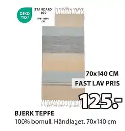 JYSK BJERK TEPPE tilbud