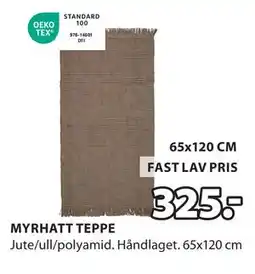 JYSK MYRHATT TEPPE tilbud