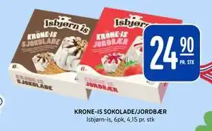 Rema 1000 KRONE-IS SOKOLADE/JORDBÆR tilbud