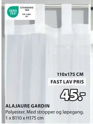 JYSK ALAJAURE GARDIN tilbud