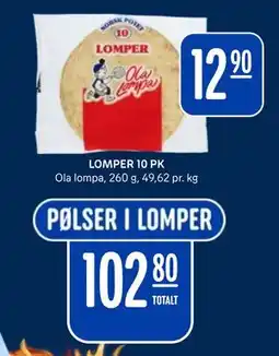 Rema 1000 LOMPER 10 PK tilbud