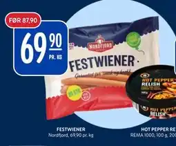 Rema 1000 FESTWIENER tilbud