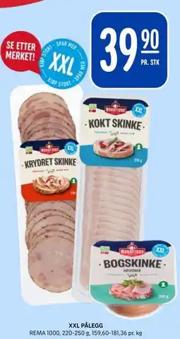 Rema 1000 XXL PÅLEGG tilbud
