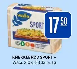 Rema 1000 KNEKKEBRØD SPORT + tilbud