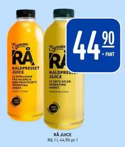 Rema 1000 RÅ JUICE tilbud
