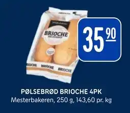 Rema 1000 PØLSEBRØD BRIOCHE 4PK tilbud