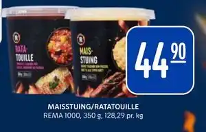 Rema 1000 MAISSTUING/RATATOUILLE tilbud