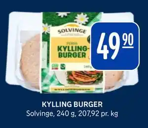 Rema 1000 KYLLING BURGER tilbud