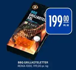 Rema 1000 BBQ GRILLKOTELETTER tilbud