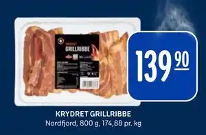 Rema 1000 KRYDRET GRILLRIBBE tilbud