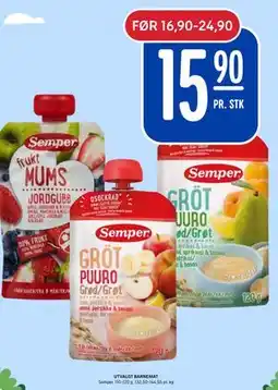 Rema 1000 UTVALGT BARNEMAT tilbud