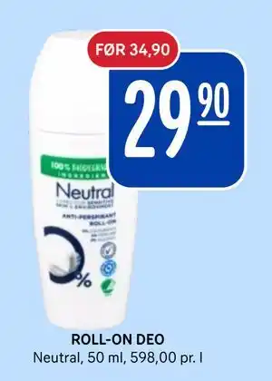Rema 1000 ROLL-ON DEO tilbud