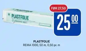Rema 1000 PLASTFOLIE tilbud