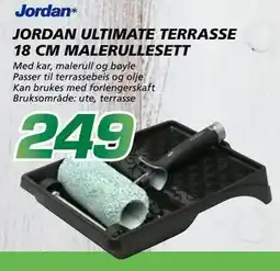 Coop Byggmix JORDAN ULTIMATE TERRASSE 18 CM MALE RULLESETT tilbud